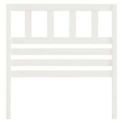 VidaXL Tête de lit Blanc 96x4x100 cm Bois massif de pin -Têtes et pieds de lit Soldes image 3 814125
