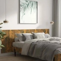 VidaXL Tête de lit murale Chêne fumé 240x1,5x80 cm Bois d'ingénierie 10 VidaXL Tête de lit murale Chêne fumé 240x1,5x80 cm Bois d'ingénierie -Têtes et pieds de lit Soldes image 3 816979