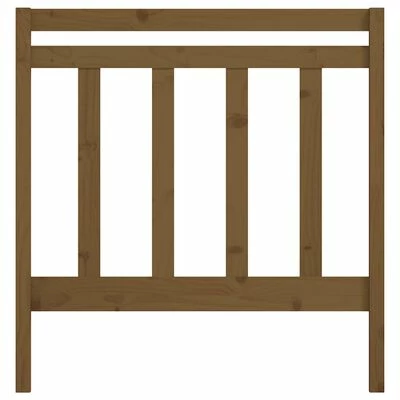 VidaXL Tête de lit Marron miel 81x4x100 cm Bois massif de pin 5 VidaXL Tête de lit Marron miel 81x4x100 cm Bois massif de pin – Image 3