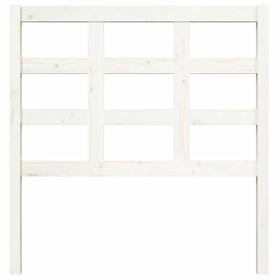 VidaXL Tête de lit Blanc 95,5x4x100 cm Bois massif de pin 5 VidaXL Tête de lit Blanc 95,5x4x100 cm Bois massif de pin – Image 3