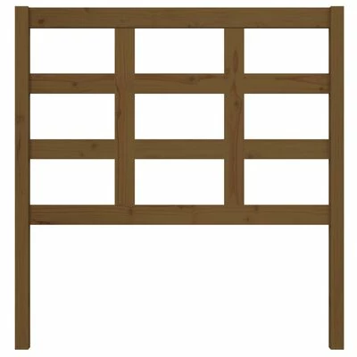 VidaXL Tête de lit Marron miel 95,5x4x100 cm Bois massif de pin 5 VidaXL Tête de lit Marron miel 95,5x4x100 cm Bois massif de pin – Image 3