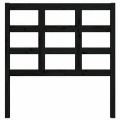 VidaXL Tête de lit Noir 95,5x4x100 cm Bois massif de pin 10 VidaXL Tête de lit Noir 95,5x4x100 cm Bois massif de pin -Têtes et pieds de lit Soldes image 3 817874