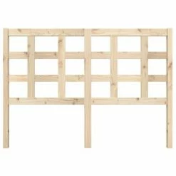 VidaXL Tête de lit 140,5x4x100 cm Bois massif de pin -Têtes et pieds de lit Soldes image 3 817885