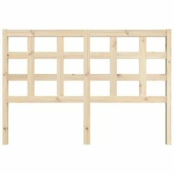 VidaXL Tête de lit 145,5x4x100 cm Bois massif de pin -Têtes et pieds de lit Soldes image 3 817890