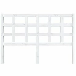 VidaXL Tête de lit Blanc 145,5x4x100 cm Bois massif de pin 10 VidaXL Tête de lit Blanc 145,5x4x100 cm Bois massif de pin -Têtes et pieds de lit Soldes image 3 817891