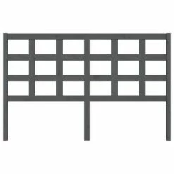 VidaXL Tête de lit Gris 156x4x100 cm Bois massif de pin 10 VidaXL Tête de lit Gris 156x4x100 cm Bois massif de pin -Têtes et pieds de lit Soldes image 3 817897