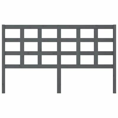 VidaXL Tête de lit Gris 165,5x4x100 cm Bois massif de pin 5 VidaXL Tête de lit Gris 165,5x4x100 cm Bois massif de pin – Image 3