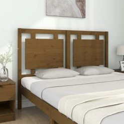 VidaXL Tête de lit Marron miel 140,5x4x100 cm Bois massif de pin 10 VidaXL Tête de lit Marron miel 140,5x4x100 cm Bois massif de pin -Têtes et pieds de lit Soldes image 3 817938