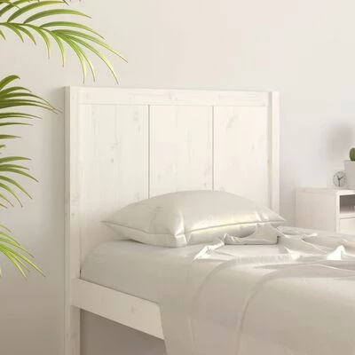 VidaXL Tête de lit Blanc 80,5x4x100 cm Bois massif de pin 5 VidaXL Tête de lit Blanc 80,5x4x100 cm Bois massif de pin – Image 3