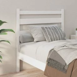VidaXL Tête de lit Blanc 81x4x100 cm Bois massif de pin 10 VidaXL Tête de lit Blanc 81x4x100 cm Bois massif de pin -Têtes et pieds de lit Soldes image 3 818396