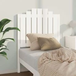 VidaXL Tête de lit Blanc 81x4x110 cm Bois massif de pin 10 VidaXL Tête de lit Blanc 81x4x110 cm Bois massif de pin -Têtes et pieds de lit Soldes image 3 818446