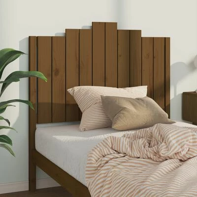 VidaXL Tête de lit Marron miel 106x4x110 cm Bois massif de pin 5 VidaXL Tête de lit Marron miel 106x4x110 cm Bois massif de pin – Image 3