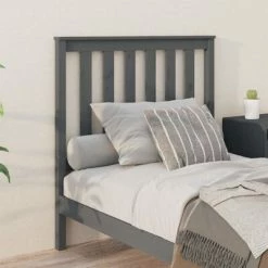 VidaXL Tête de lit Gris 96x6x101 cm Bois massif de pin 10 VidaXL Tête de lit Gris 96x6x101 cm Bois massif de pin -Têtes et pieds de lit Soldes image 3 818502
