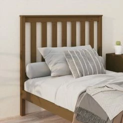 VidaXL Tête de lit Marron miel 106x6x101 cm Bois massif de pin 10 VidaXL Tête de lit Marron miel 106x6x101 cm Bois massif de pin -Têtes et pieds de lit Soldes image 3 818508