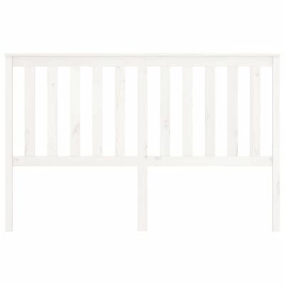 VidaXL Tête de lit Blanc 156x6x101 cm Bois massif de pin 5 VidaXL Tête de lit Blanc 156x6x101 cm Bois massif de pin – Image 3