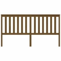 VidaXL Tête de lit Marron miel 186x6x101 cm Bois massif de pin -Têtes et pieds de lit Soldes image 3 818538