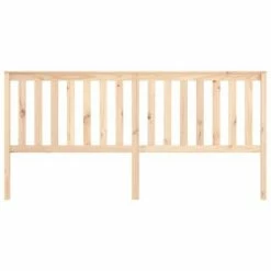 VidaXL Tête de lit 206x6x101 cm Bois massif de pin -Têtes et pieds de lit Soldes image 3 818540
