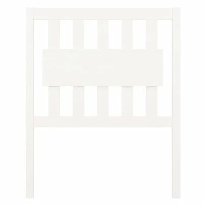 VidaXL Tête de lit Blanc 80,5x4x100 cm Bois massif de pin 5 VidaXL Tête de lit Blanc 80,5x4x100 cm Bois massif de pin – Image 3