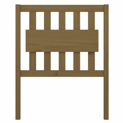 VidaXL Tête de lit Marron miel 80,5x4x100 cm Bois massif de pin 5 VidaXL Tête de lit Marron miel 80,5x4x100 cm Bois massif de pin – Image 3