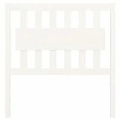 VidaXL Tête de lit Blanc 95,5x4x100 cm Bois massif de pin -Têtes et pieds de lit Soldes image 3 818551