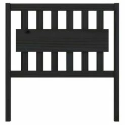 VidaXL Tête de lit Noir 95,5x4x100 cm Bois massif de pin 10 VidaXL Tête de lit Noir 95,5x4x100 cm Bois massif de pin -Têtes et pieds de lit Soldes image 3 818554