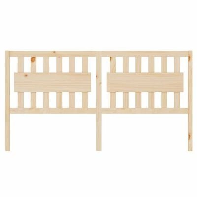 VidaXL Tête de lit 125,5x4x100 cm Bois massif de pin 5 VidaXL Tête de lit 125,5x4x100 cm Bois massif de pin – Image 3