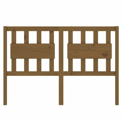 VidaXL Tête de lit Marron miel 140,5x4x100 cm Bois massif de pin 5 VidaXL Tête de lit Marron miel 140,5x4x100 cm Bois massif de pin – Image 3