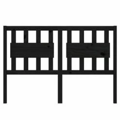 VidaXL Tête de lit Noir 140,5x4x100 cm Bois massif de pin 10 VidaXL Tête de lit Noir 140,5x4x100 cm Bois massif de pin -Têtes et pieds de lit Soldes image 3 818569
