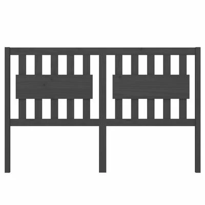 VidaXL Tête de lit Gris 165,5x4x100 cm Bois massif de pin 5 VidaXL Tête de lit Gris 165,5x4x100 cm Bois massif de pin – Image 3