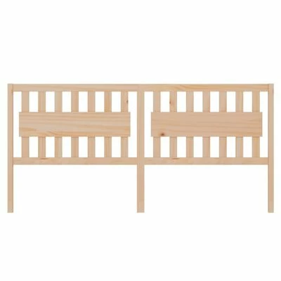 VidaXL Tête de lit 205,5x4x100 cm Bois massif de pin 5 VidaXL Tête de lit 205,5x4x100 cm Bois massif de pin – Image 3