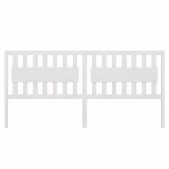 VidaXL Tête de lit Blanc 205,5x4x100 cm Bois massif de pin 10 VidaXL Tête de lit Blanc 205,5x4x100 cm Bois massif de pin -Têtes et pieds de lit Soldes image 3 818591