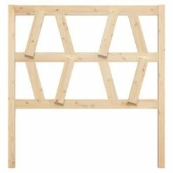 VidaXL Tête de lit 81x4x100 cm Bois massif de pin -Têtes et pieds de lit Soldes image 3 818595
