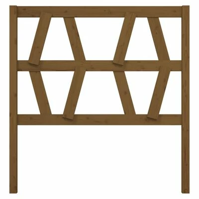 VidaXL Tête de lit Marron miel 81x4x100 cm Bois massif de pin 5 VidaXL Tête de lit Marron miel 81x4x100 cm Bois massif de pin – Image 3