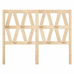 VidaXL Tête de lit 156x4x100 cm Bois massif de pin -Têtes et pieds de lit Soldes image 3 818625