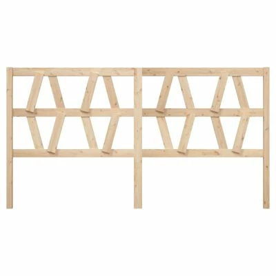 VidaXL Tête de lit 206x4x100 cm Bois massif de pin 5 VidaXL Tête de lit 206x4x100 cm Bois massif de pin – Image 3