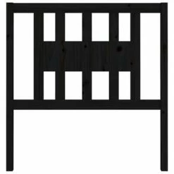 VidaXL Tête de lit Noir 81x4x100 cm Bois massif de pin 10 VidaXL Tête de lit Noir 81x4x100 cm Bois massif de pin -Têtes et pieds de lit Soldes image 3 818649