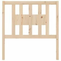 VidaXL Tête de lit 96x4x100 cm Bois massif de pin -Têtes et pieds de lit Soldes image 3 818650