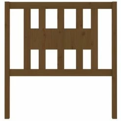VidaXL Tête de lit Marron miel 96x4x100 cm Bois massif de pin -Têtes et pieds de lit Soldes image 3 818653