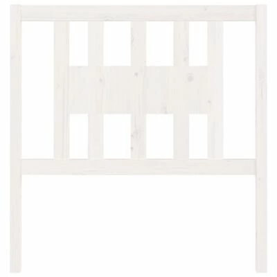 VidaXL Tête de lit Blanc 106x4x100 cm Bois massif de pin 5 VidaXL Tête de lit Blanc 106x4x100 cm Bois massif de pin – Image 3