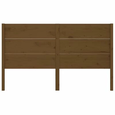 VidaXL Tête de lit Marron miel 156x4x100 cm Bois massif de pin 5 VidaXL Tête de lit Marron miel 156x4x100 cm Bois massif de pin – Image 3