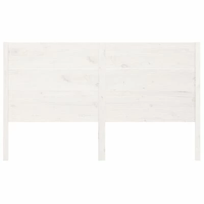 VidaXL Tête de lit Blanc 166x4x100 cm Bois massif de pin 5 VidaXL Tête de lit Blanc 166x4x100 cm Bois massif de pin – Image 3