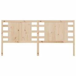 VidaXL Tête de lit 186x4x100 cm Bois massif de pin -Têtes et pieds de lit Soldes image 3 818785