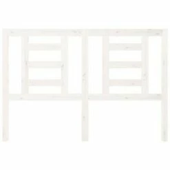 VidaXL Tête de lit Blanc 126x4x100 cm Bois massif de pin 10 VidaXL Tête de lit Blanc 126x4x100 cm Bois massif de pin -Têtes et pieds de lit Soldes image 3 818811