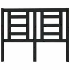 VidaXL Tête de lit Noir 126x4x100 cm Bois massif de pin 10 VidaXL Tête de lit Noir 126x4x100 cm Bois massif de pin -Têtes et pieds de lit Soldes image 3 818814