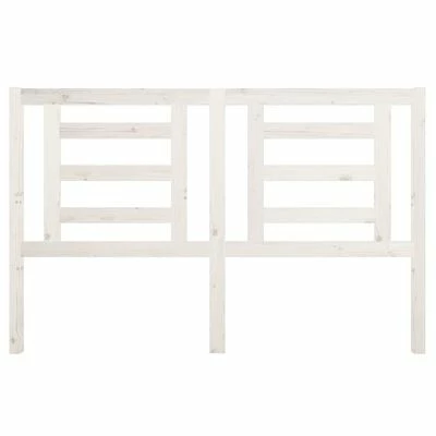 VidaXL Tête de lit Blanc 156x4x100 cm Bois de pin massif 5 VidaXL Tête de lit Blanc 156x4x100 cm Bois de pin massif – Image 3