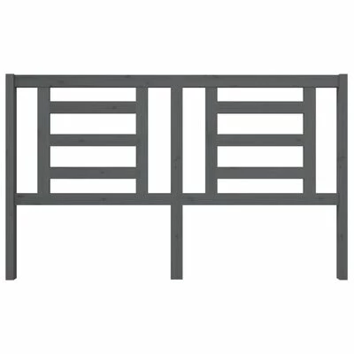 VidaXL Tête de lit Gris 166x4x100 cm Bois de pin massif 5 VidaXL Tête de lit Gris 166x4x100 cm Bois de pin massif – Image 3