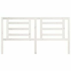 VidaXL Tête de lit Blanc 186x4x100 cm Bois de pin massif 10 VidaXL Tête de lit Blanc 186x4x100 cm Bois de pin massif -Têtes et pieds de lit Soldes image 3 818836