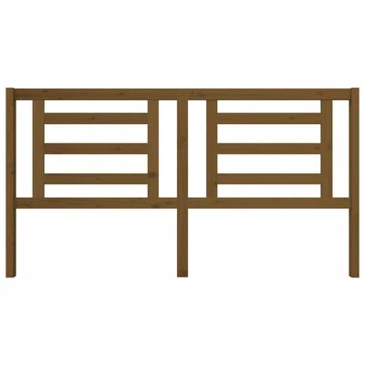 VidaXL Tête de lit Marron miel 186x4x100 cm Bois de pin massif 5 VidaXL Tête de lit Marron miel 186x4x100 cm Bois de pin massif – Image 3