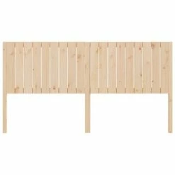VidaXL Tête de lit 185,5x4x100 cm Bois massif de pin -Têtes et pieds de lit Soldes image 3 818885
