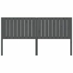 VidaXL Tête de lit Gris 185,5x4x100 cm Bois massif de pin 10 VidaXL Tête de lit Gris 185,5x4x100 cm Bois massif de pin -Têtes et pieds de lit Soldes image 3 818887
